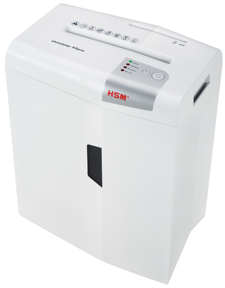 X6pro_1 HSM Aktenvernichter shredstar X6pro, Partikelschnitt: 2x15mm