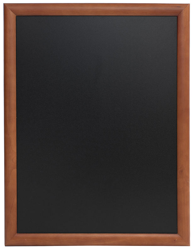 WBU-DB-60 Securit Kreidetafel UNIVERSAL, mit Holzrahmen, dunkelbraun