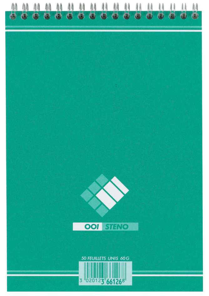 21734 001BLOC Stenoblock, blanko, (B)148 x (H)210 mm