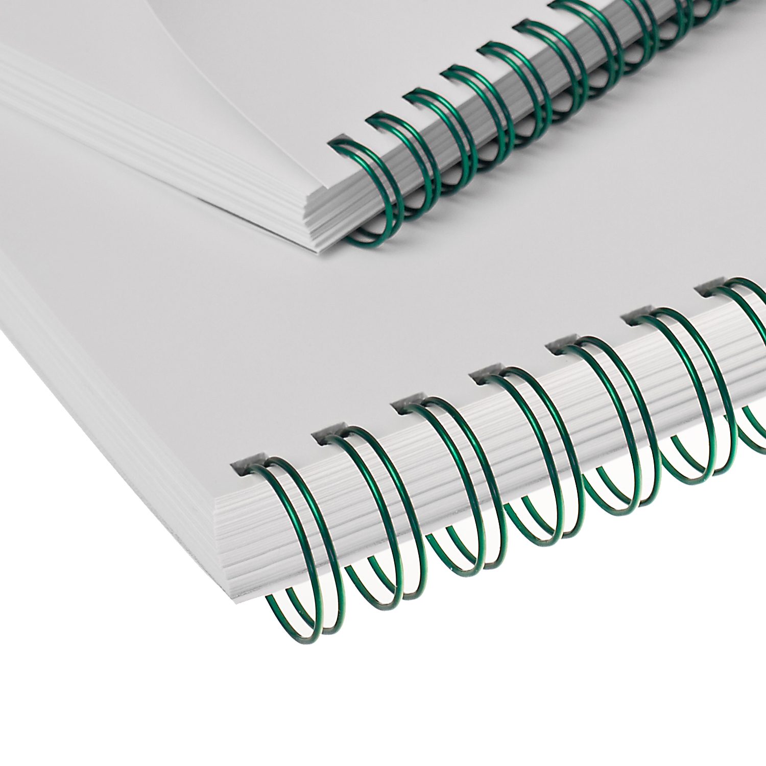 6ebb23afec5fdd4ead8113251111cbfc RENZ Drahtbinderücken, Teilung 3:1, 5.5 mm - grün metallic