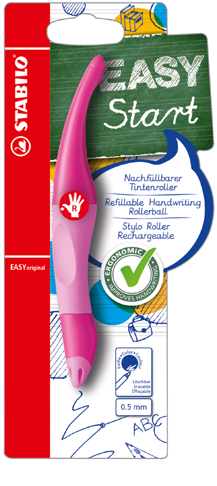STABILO Tintenroller EASYoriginal, für Rechtshänder, pink