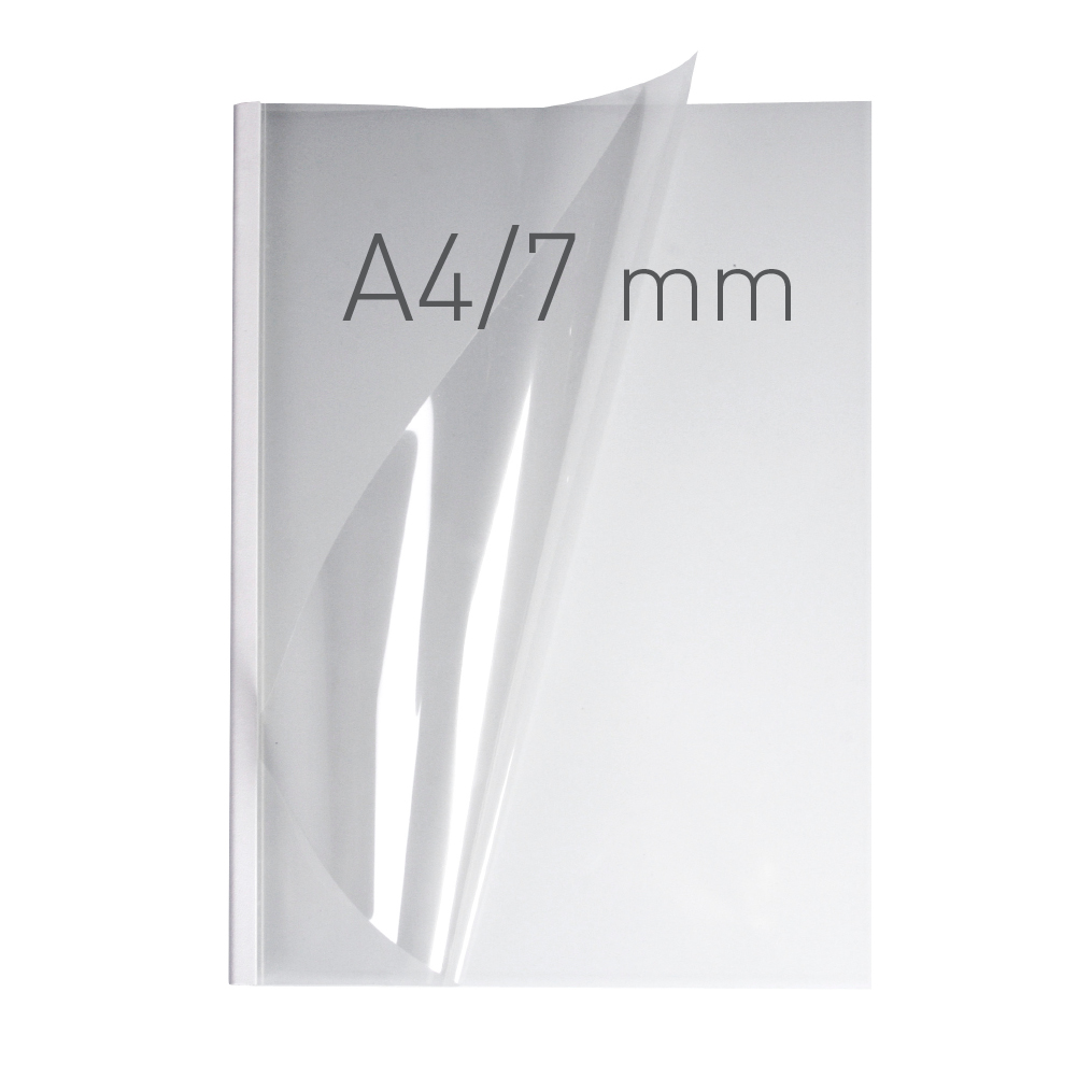 f41b94b9779705b3631b44491e99b354 EasyCOVER A4 - PVC klar - 7,0 mm - weiß