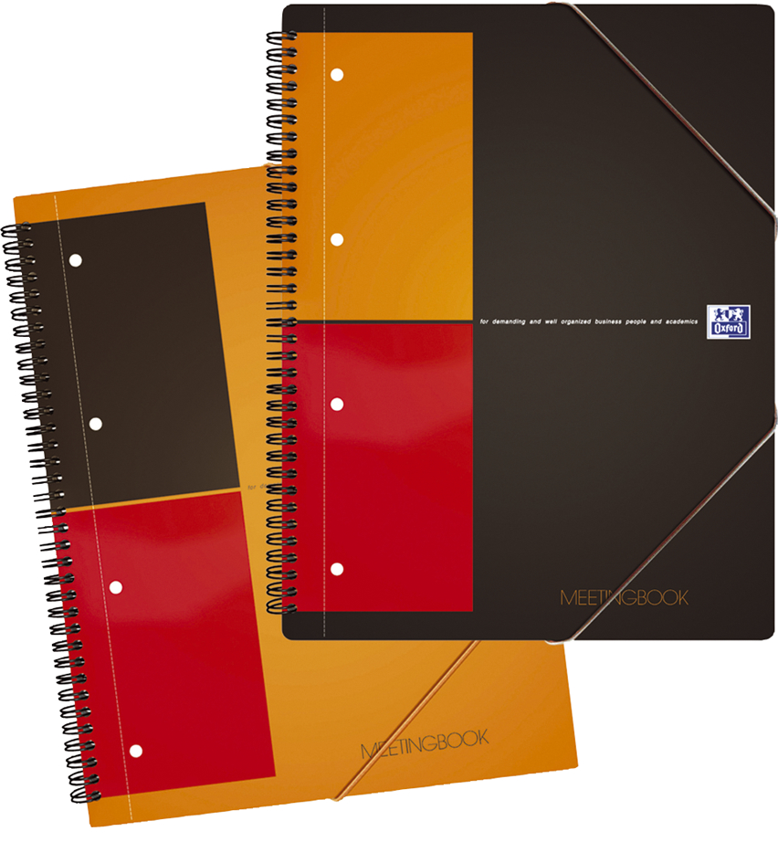 01701-02 Oxford International Collegeblock ´MEETINGBOOK´, kariert, A5