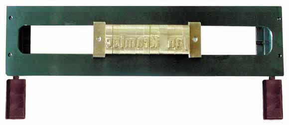 53d4f39ae9c5af59c14afd04e395d515 O. Frame 1L9 für 1 Reihe 9mm Fonts