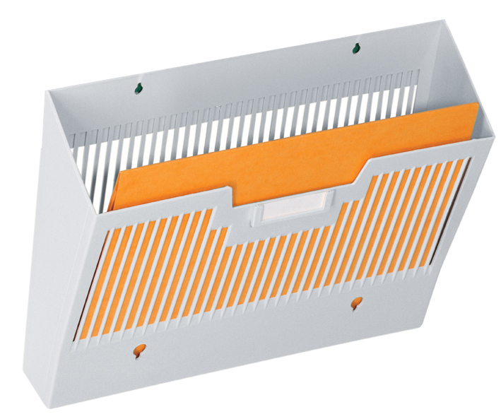 123_gc_par2_DT CEP Wandprospekthalter Basic, DIN A4, 1 Fach, dunkelgrau