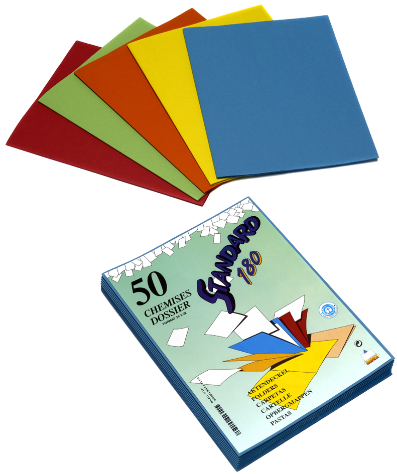 EXACOMPTA Aktendeckel FOREVER 180, DIN A4, farbig sortiert