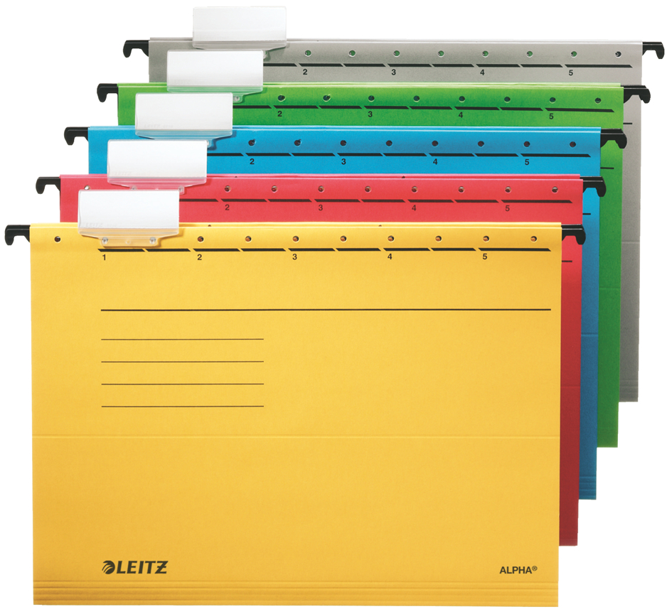 19850015 LEITZ ALPHA Hängemappe, A4, seitlich offen, gelb