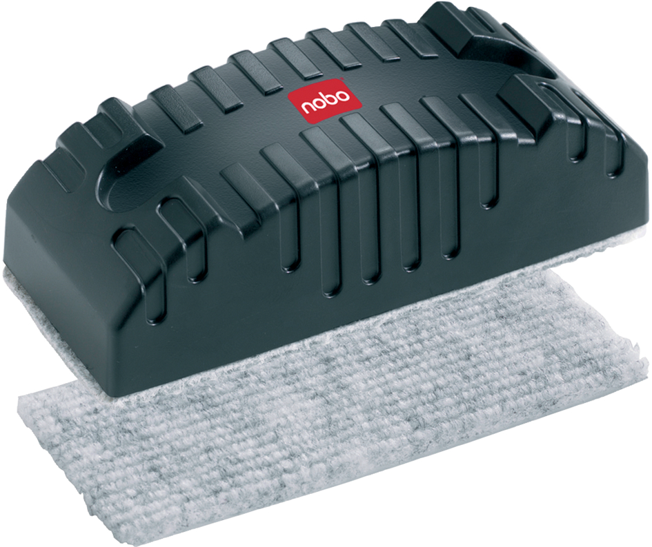 34533421_D1 nobo Magnetischer Tafelwischer, mit grauem Löschfilz