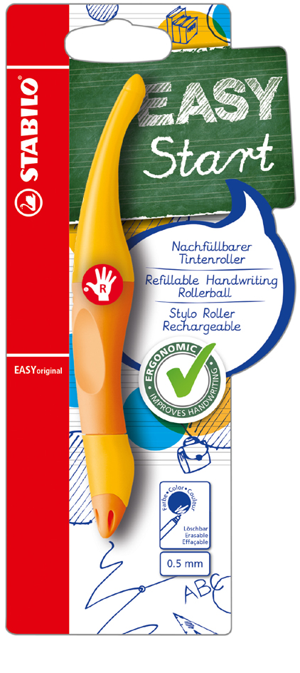 STABILO Tintenroller EASYoriginal, für Rechtshänder, blau