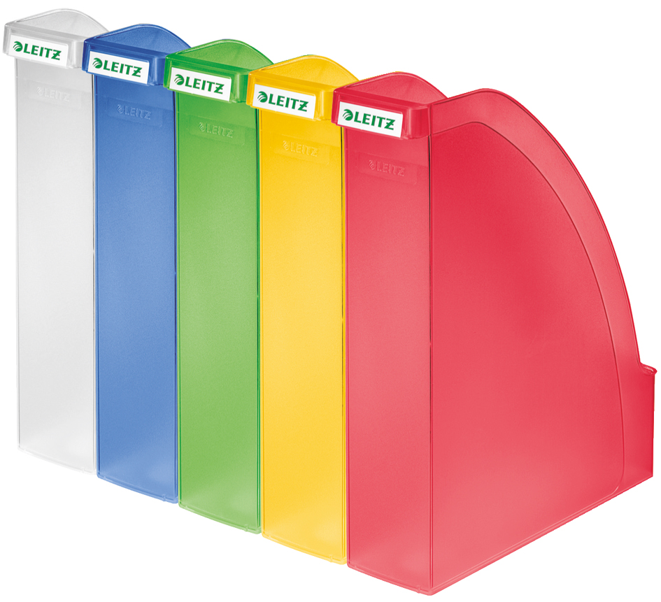 LEITZ Stehsammler Plus, DIN A4, Polystyrol, blau frost