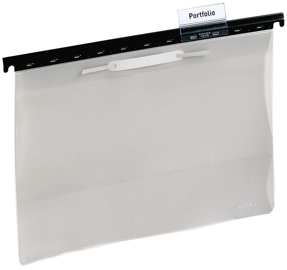 2602_10_GEN_A DURABLE Hängehefter, DIN A4, grau, 60 mm Vollsichtreiter