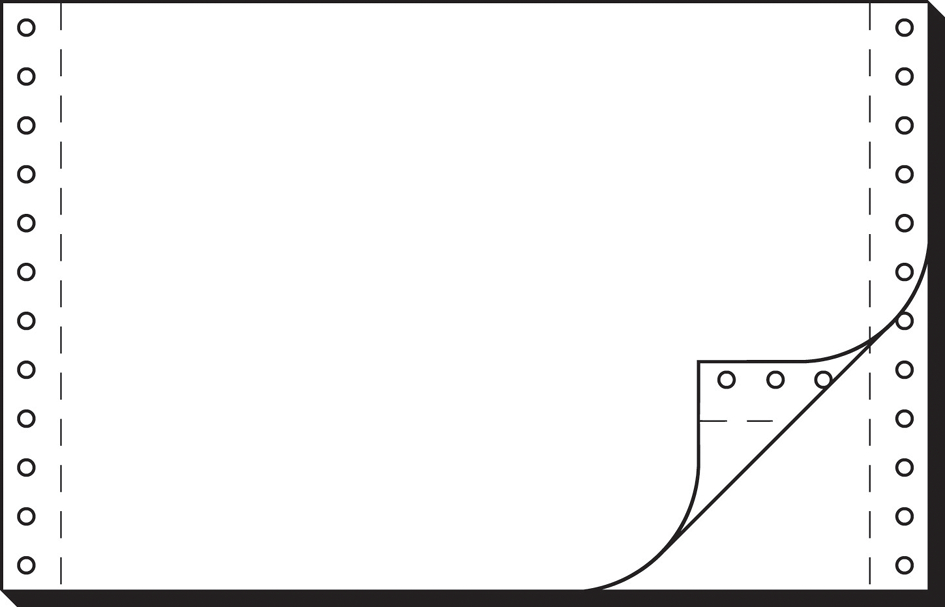 K3624258936c4e90d7a sigel DIN-Computerpapier endlos, 240 mm x 6´ (15,24 cm)
