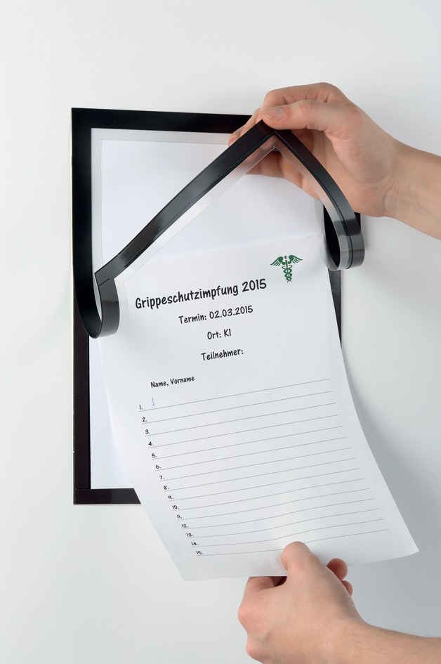 4993_01_APP_A DURABLE Magnetrahmen DURAFRAME NOTE, DIN A4, schwarz