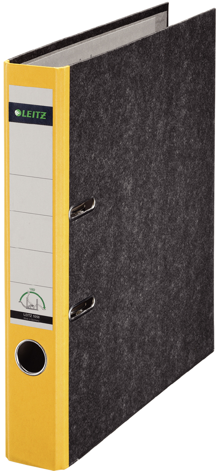1050501558935e1bea8ef LEITZ Wolkenmarmor-Ordner, 180 Grad, DIN A4, 52 mm, orange