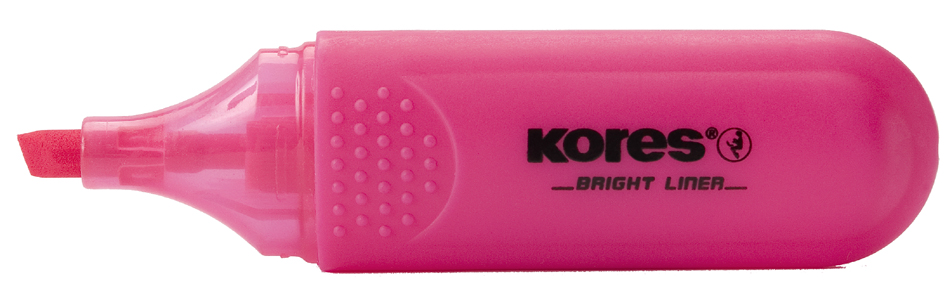 TM3610258933659967c6 Kores Textmarker ´BRIGHT LINER´, Farbe: pink