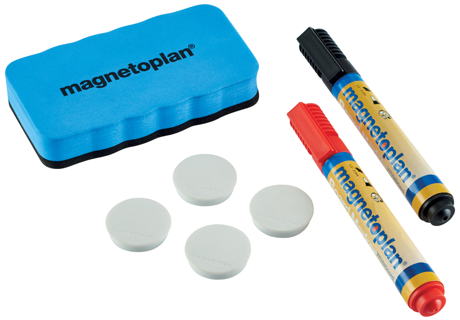 37102_4c_F_01 magnetoplan Whiteboard Starter-Kit, für Weißwandtafeln