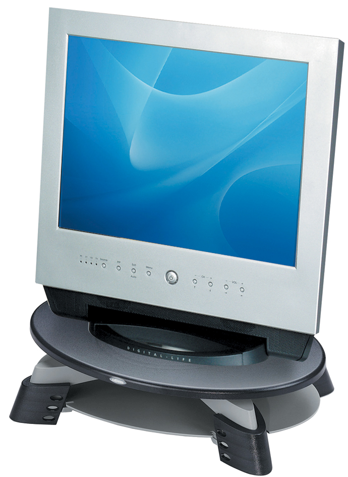 91450-Anw589afb3f29b2a Fellowes TFT/LCD-Monitorständer, platin/graphit