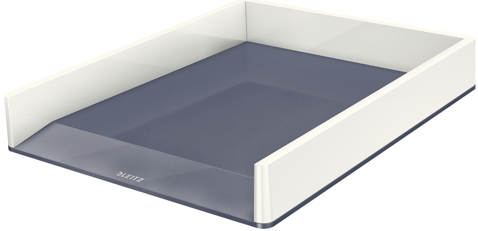 LEITZ Briefablage WOW Duo Colour, A4, Polystyrol, schwarz