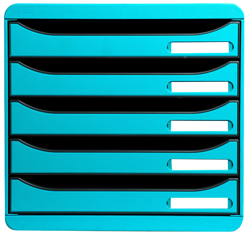 309782DHlFyDxIt9vzpM EXACOMPTA Schubladenbox BIG-BOX PLUS, 5 Schübe, mandarine