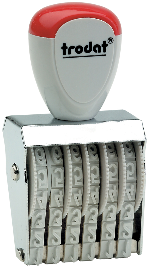 1556_Classic589347e04fc8f trodat Ziffernstempel, 6-stellig, Abdruckmaße: 4 x 26 mm