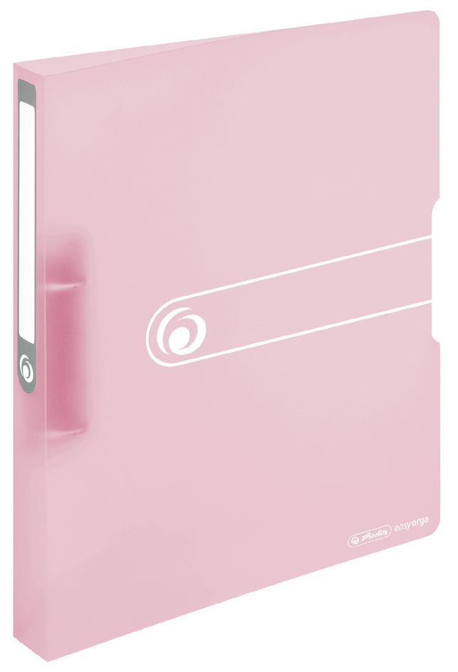 1022008_114090260002 herlitz Ringbuch easy orga to go Pastell, A4, 2-Ring, rosé