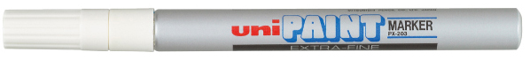 uni-ball Permanent-Marker PAINT (PX-203), weiß