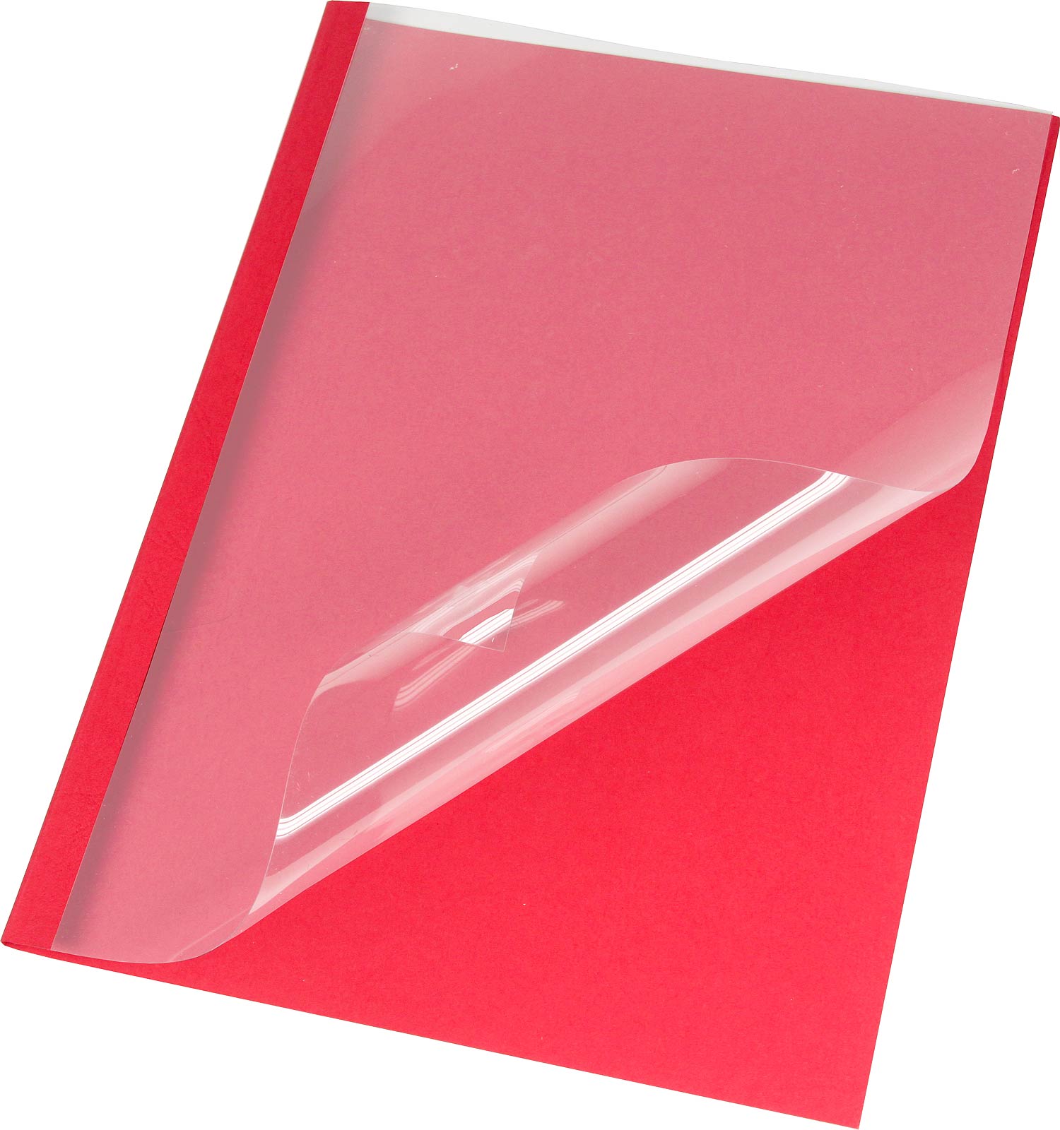 50 Thermobindemappen Leder,  matt/rot - 1,5 mm 50 Thermobindemappen Leder,  matt/rot - 1,5 mm