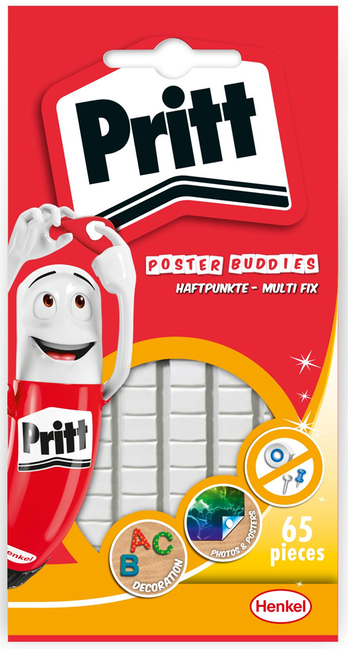 PosterBuddies_PGP55 Pritt Klebepads Multi-Fix, wieder ablösbar, weiß
