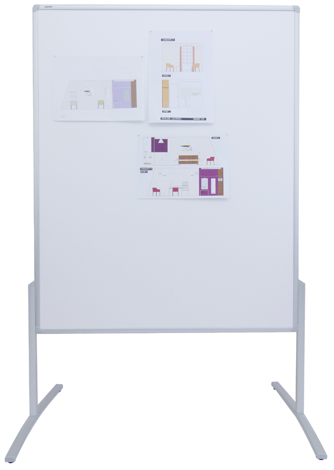 MT8007a FRANKEN Moderationstafel PRO, 1.200 x 1.500 mm, Karton weiß