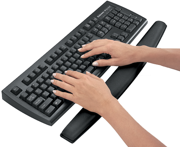 9178201589afa51e0a75 Fellowes Tastatur-Handgelenkauflage Memory Foam, schwarz