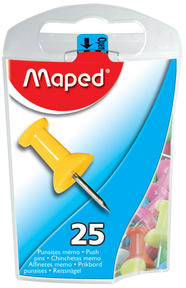 345011_pa_box_et Maped Pinnwand-Nadeln, farbig sortiert, in Spenderdose