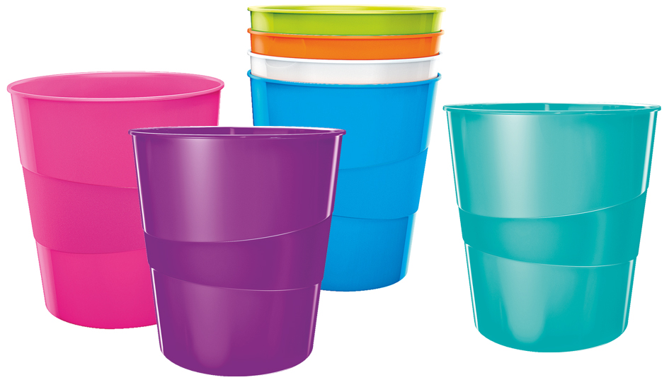 52781099Ldb3F478NY6wg LEITZ Papierkorb WOW, aus Kunststoff, 15 Liter, gelb