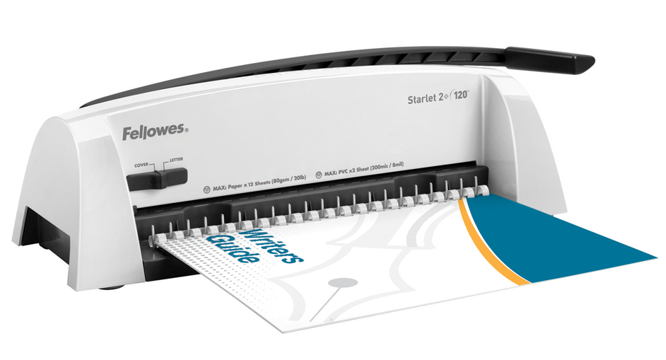 2015-Starlet2_Plus_P_R Fellowes Plastikbindegerät Starlet 2+, weiß