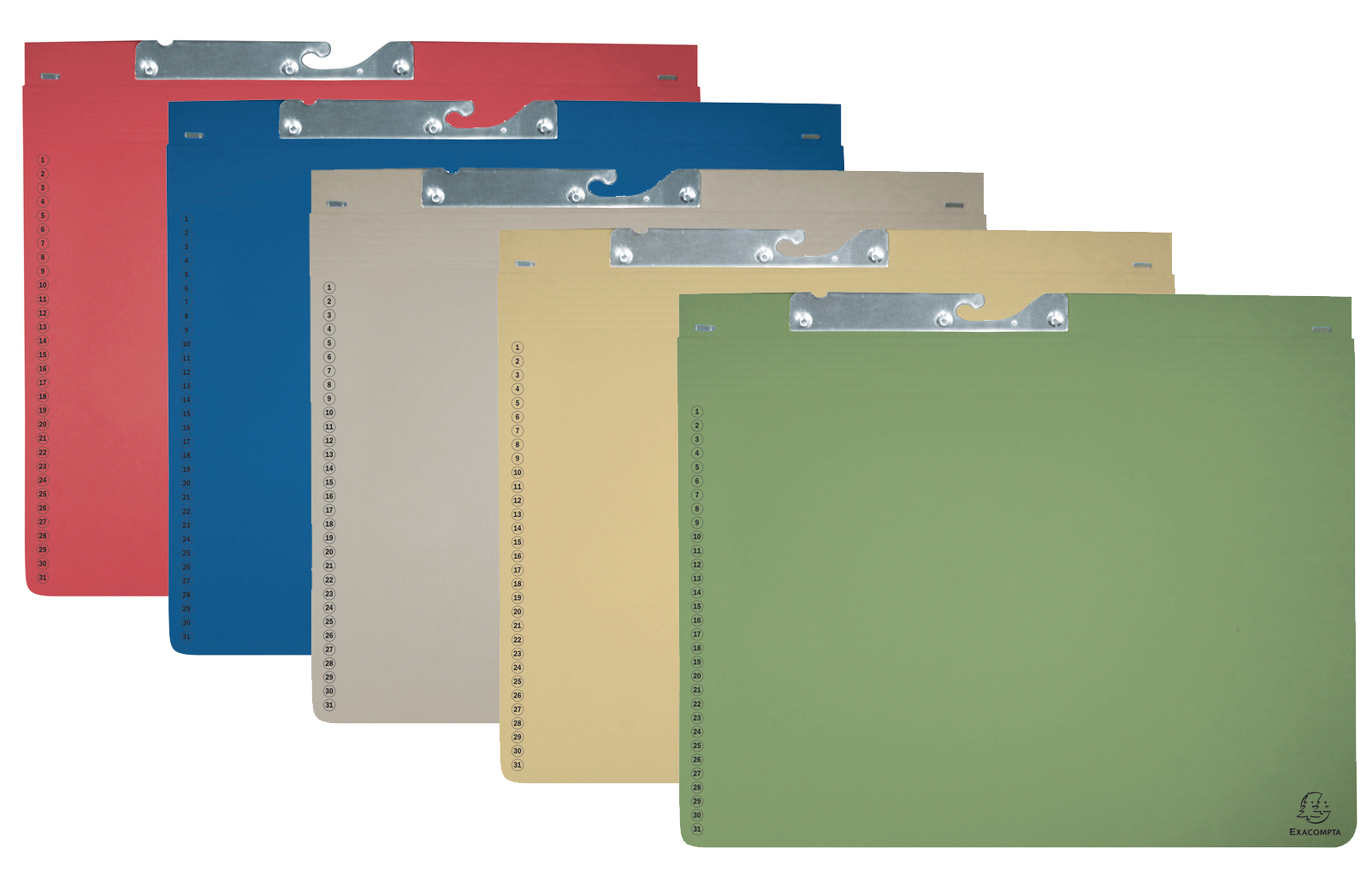 353103B_258937067c81d5 EXACOMPTA Pendelhefter, 2 Abheftvorrichtungen, grau