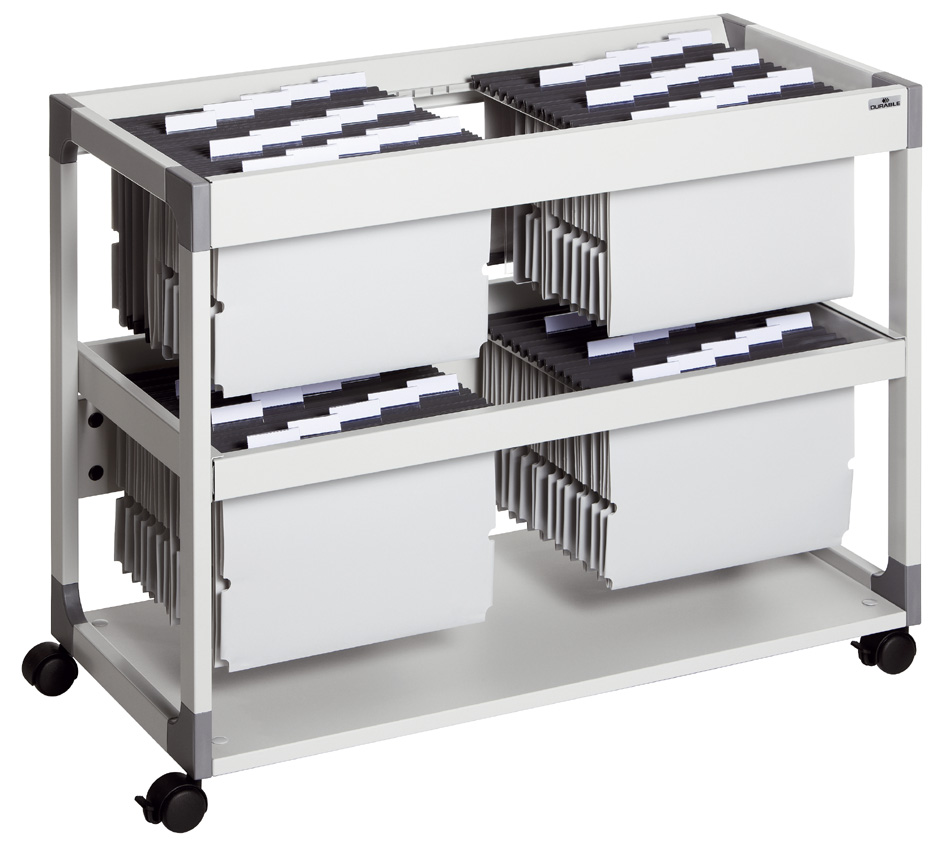 3792_10_GEN_F DURABLE Hängemappen-Wagen SYSTEM File Trolley 200 Multi Duo