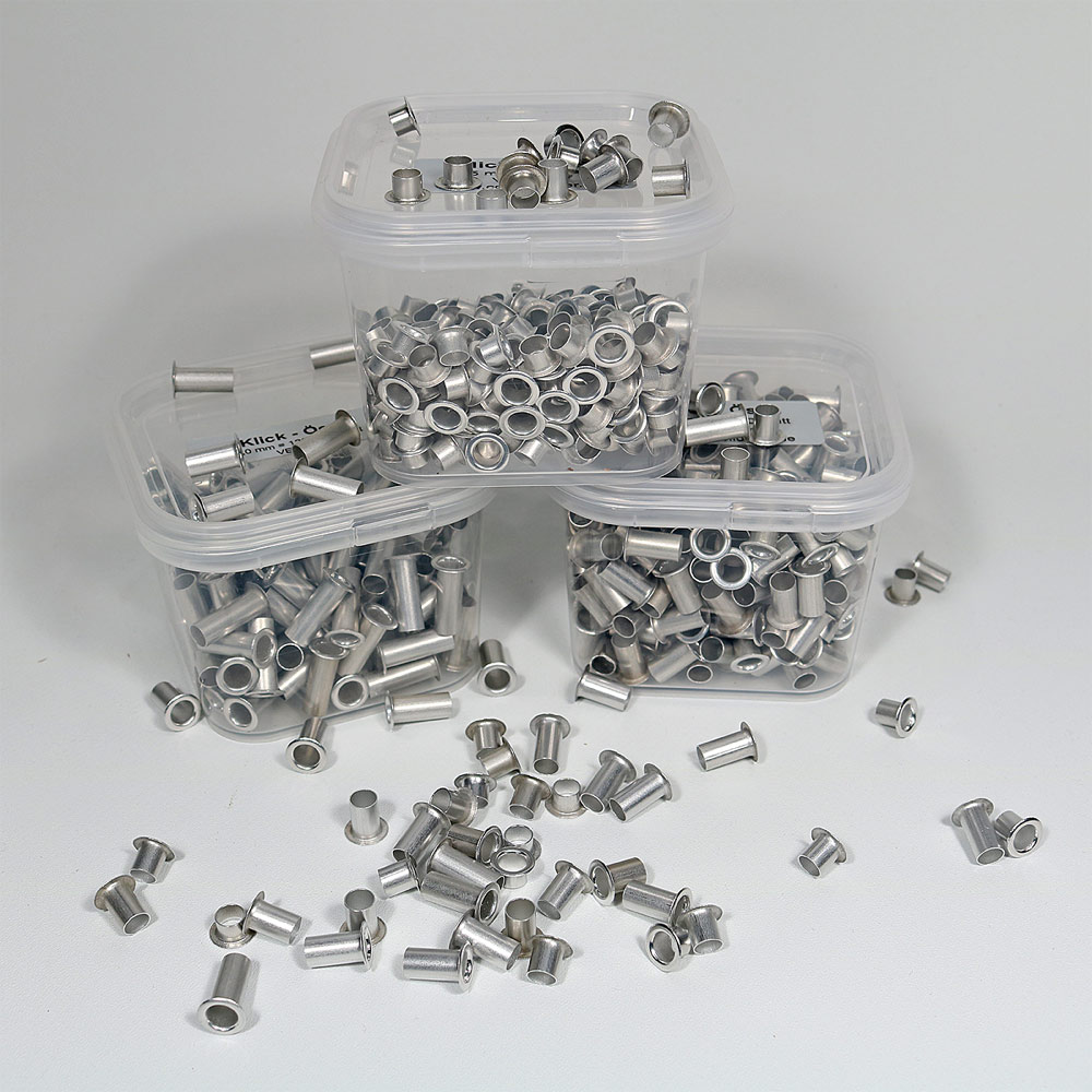 f50bc42ddd07be78432064a0d5816ce8 Öse  Klick  Nr. 1 für DUO-20/35, 4,5mm silber glatte Ösung