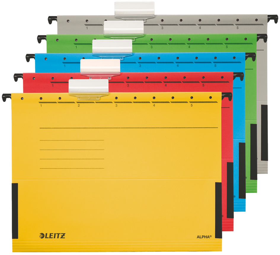 198600155893602419f75 LEITZ ALPHA Hängetasche, A4, mit Fröschen, blau