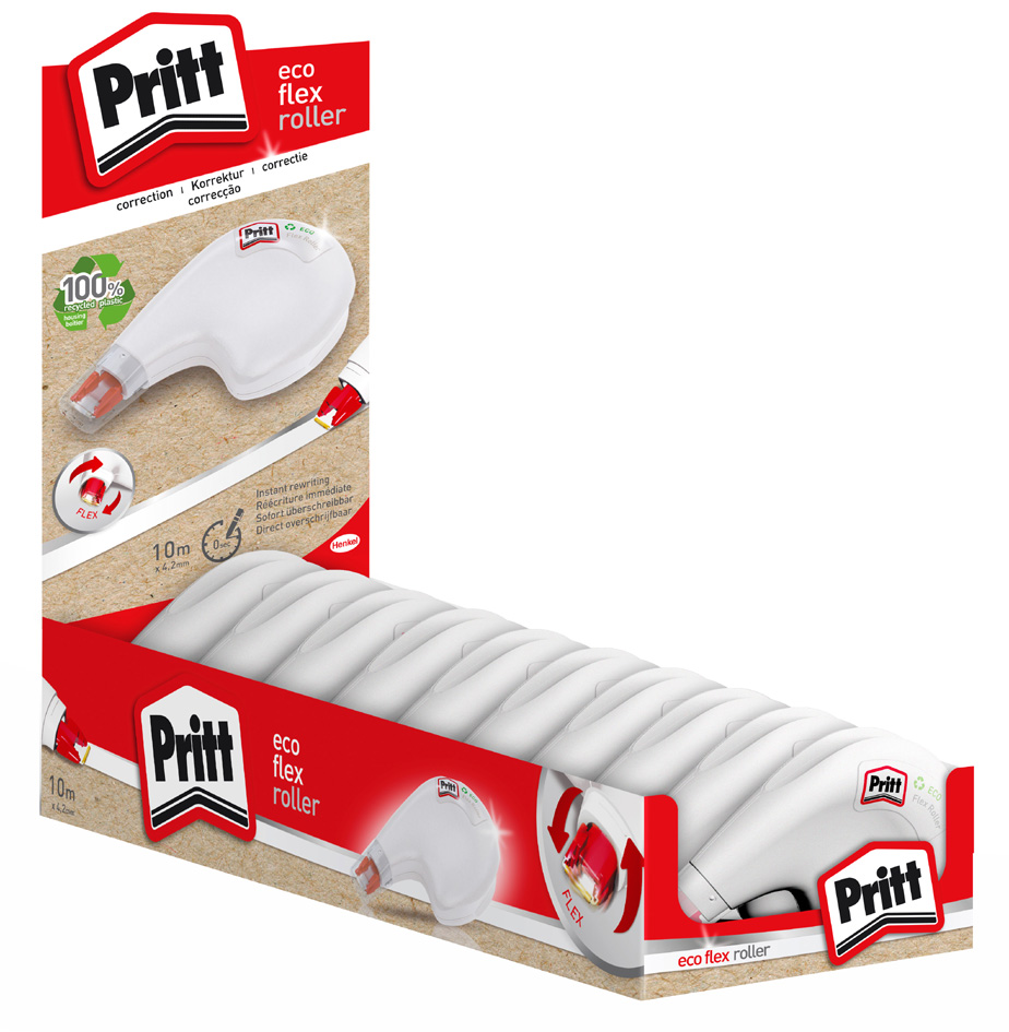 9H_PRKEK Pritt Korrekturroller Eco Flex, im Thekendisplay