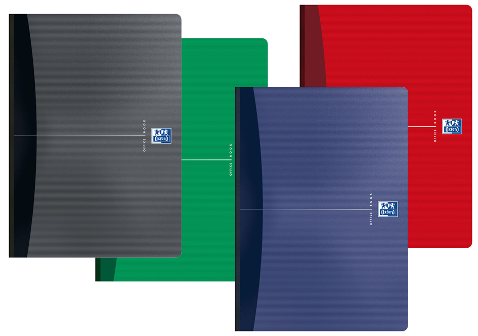 002304-farben5893328c2862f Oxford Office Buch - broschiert, DIN A4, 96 Blatt, kariert
