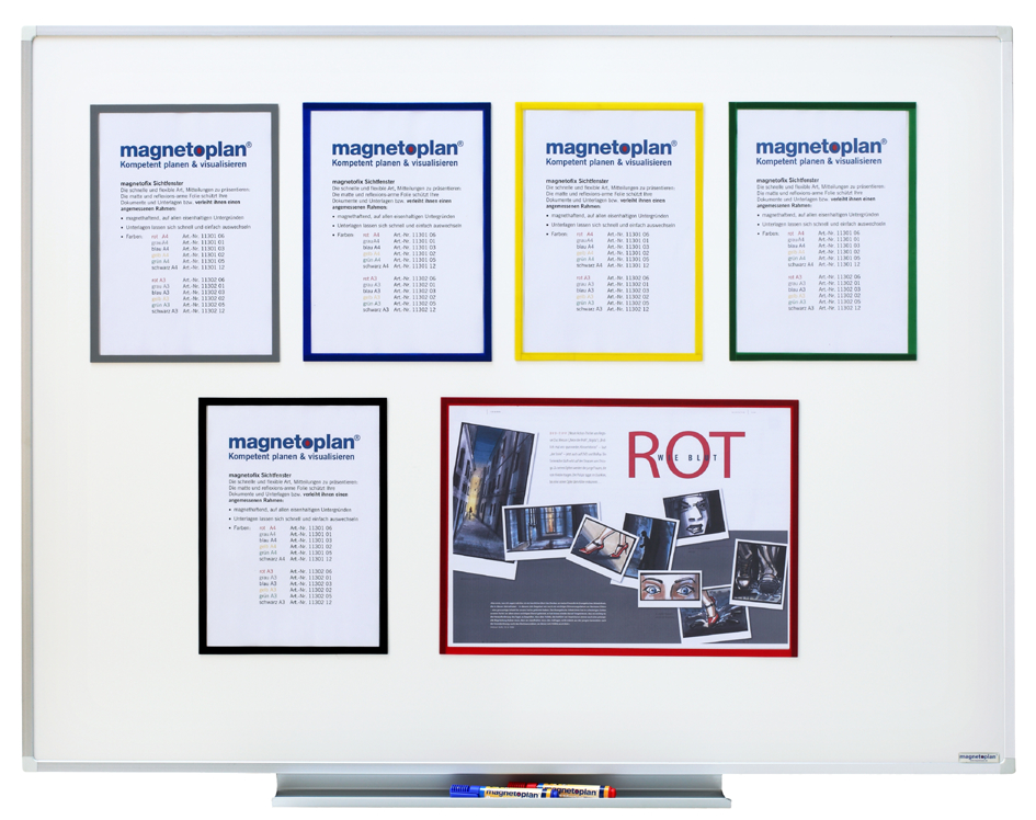S117_1130101_113021258935106303fb magnetoplan Magnetrahmen magnetofix, A4, rot