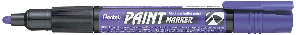 Pentel Permanent-Marker PAINT MARKER MMP20, rot
