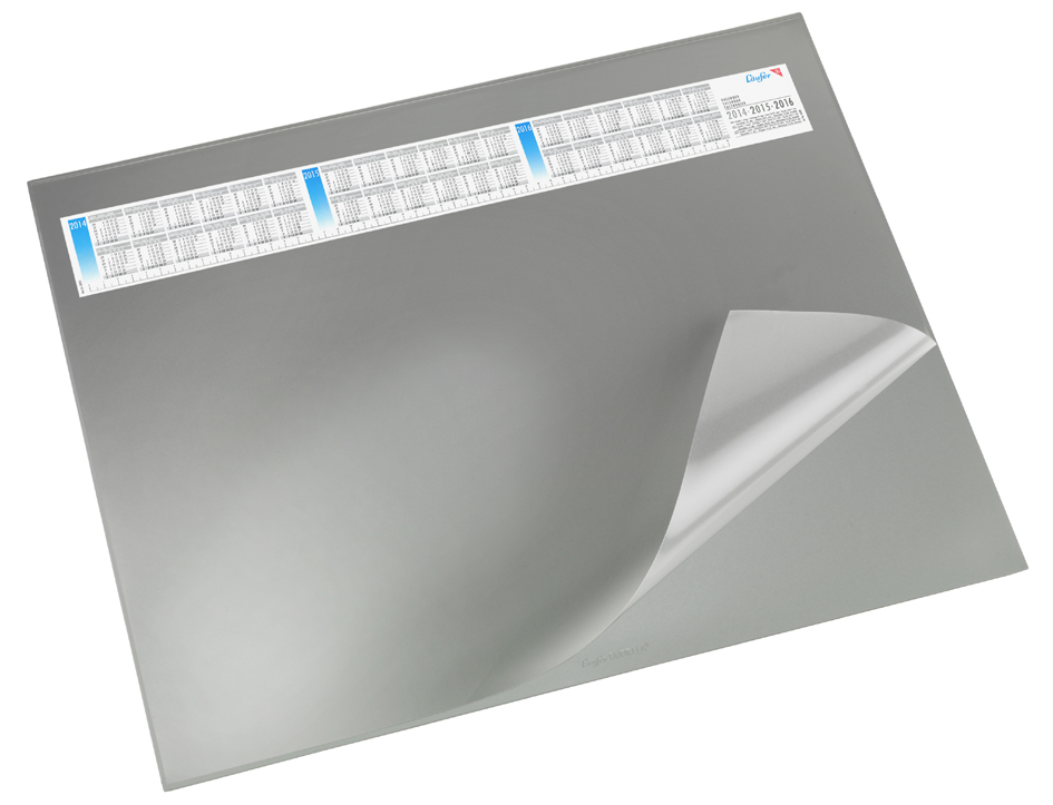 lf44533b Läufer Schreibunterlage DURELLA DS, 400 x 530 mm, grau