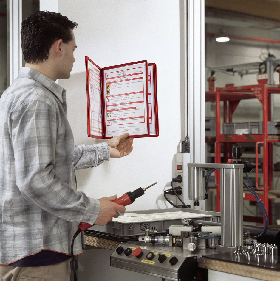 5551_03_APP_C DURABLE Display-System VARIO wall 5, Komplett-Set