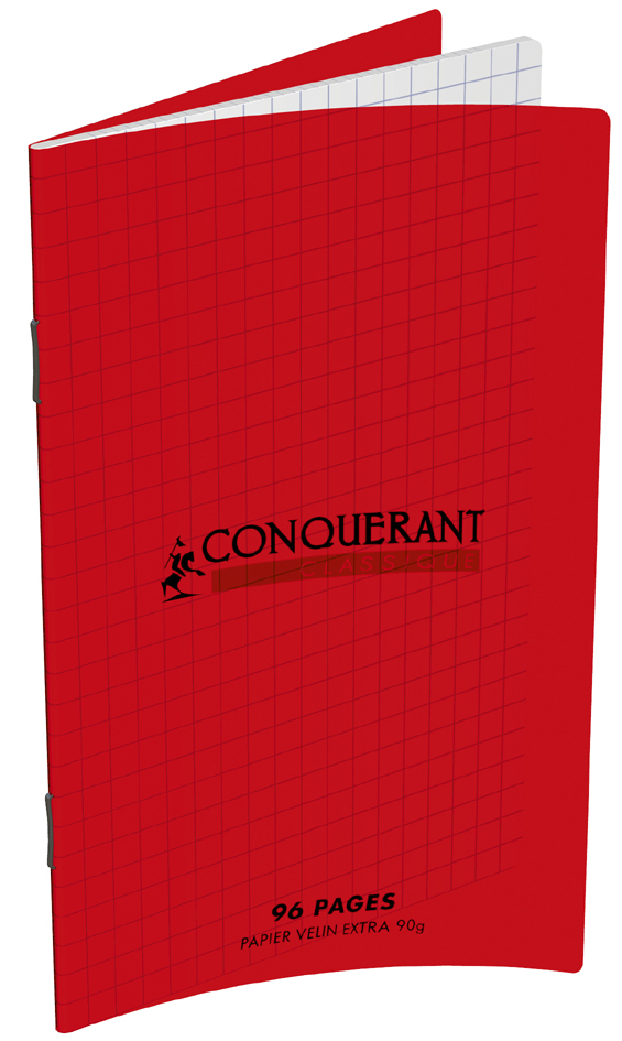 5401800 CONQUERANT CLASSIQUE Notizheft 90 x 140 mm, kariert,48 Blatt