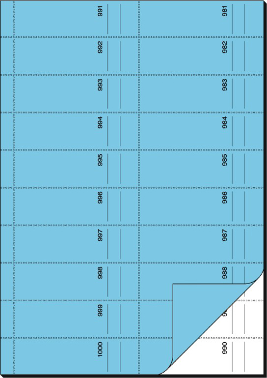BO115_S201258936c3420638 sigel Formularbuch ´Bonbuch´, A4, 1000 Abrisse, blau