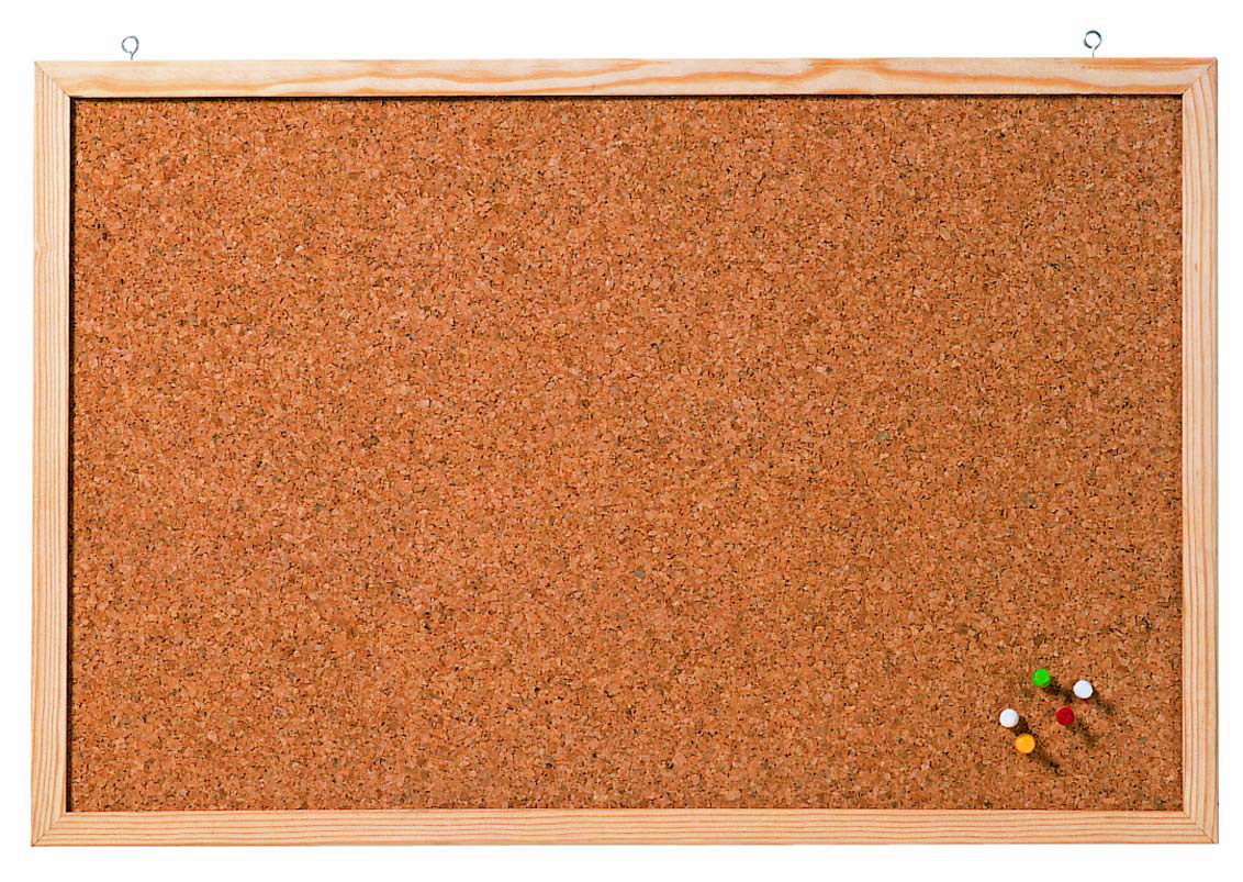 CC-KT589354e9ed9ed FRANKEN Korktafel ´Memoboard´, 600 x 400 mm, braun