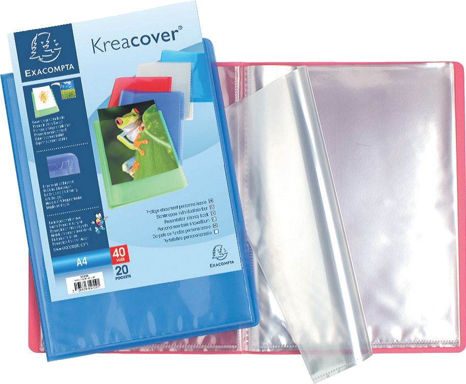 EXACOMPTA Sichtbuch, DIN A4, PP, blau
