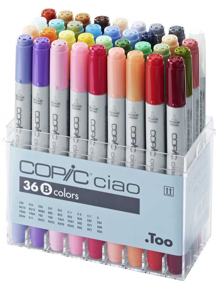 22075362 COPIC Marker ciao, 36er Set B
