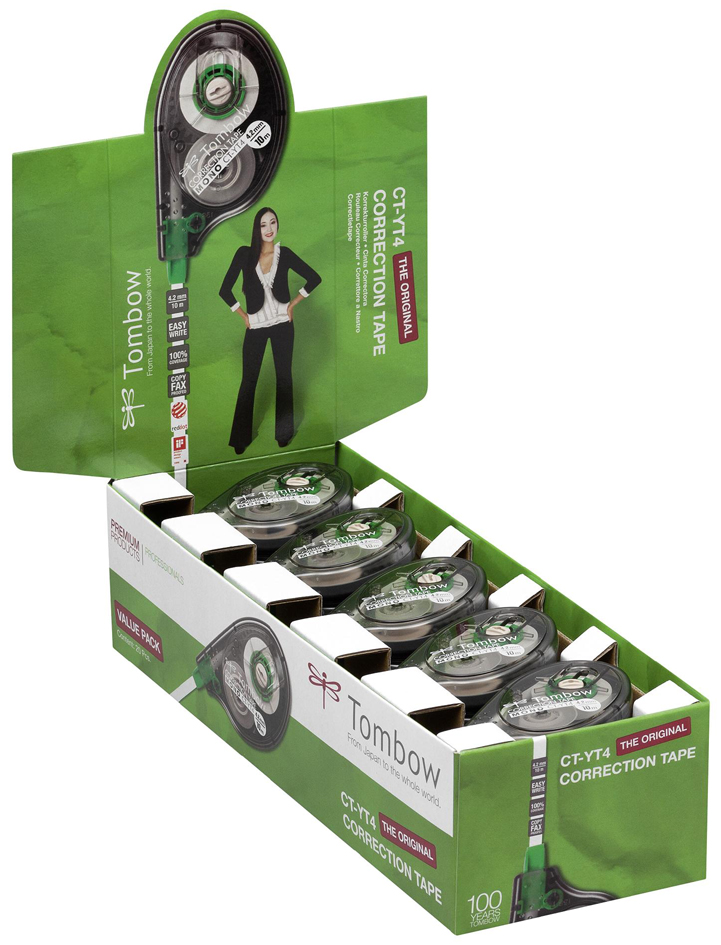 CT-YT4_20_2014 TOMBOW Korrekturroller ´MONO CT-YT4´, 4,2 mm x 10 m, Display