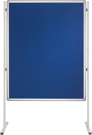 FRANKEN Kombitafel PRO, (B)900 x (H)1.200 mm, weiß/blau